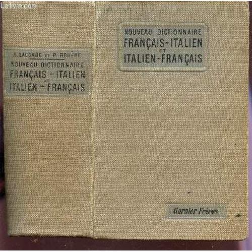 Nouveau Dictionnaire Francais Italien Et Italien Francais - Contena... on Productcaster.