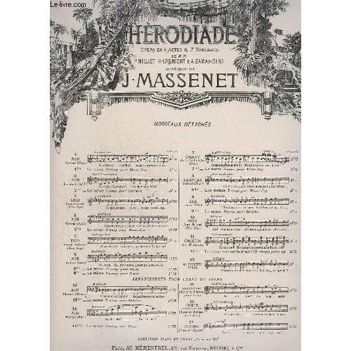 Herodiade - N° 6 : Air D'h2rode - Piano + Chant. on Productcaster.