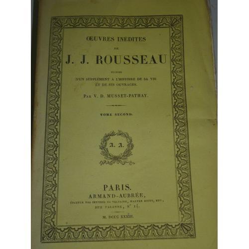 Oeuvres Complètes De J.J. Rousseau. Tome 6 Et 7 : La Nouvelle Héloise on Productcaster.