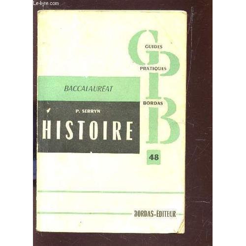 Lhistoire Au Baccalaureat - Historie (1914-1945) - Civilisations / ... on Productcaster.