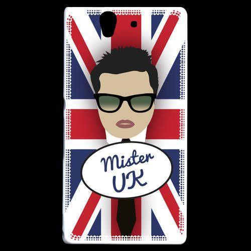 Coque Sony Xperia Z Mister Uk Brun on Productcaster.