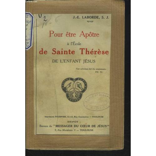 Pour Être Apôtre A L'ecole De Sainte Therese De L'enfant Jesus. on Productcaster.