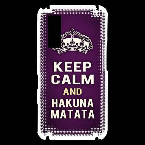 Coque Samsung Player One Keep Calm And Hakuna Matata Violet on Productcaster.