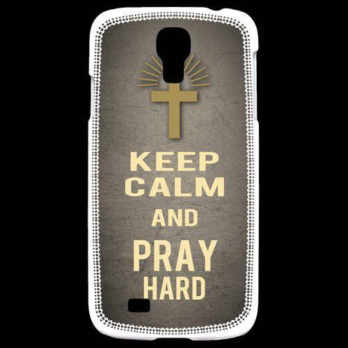 Coque Samsung Galaxy S4 Keep Calm And Pray Christian Gris on Productcaster.