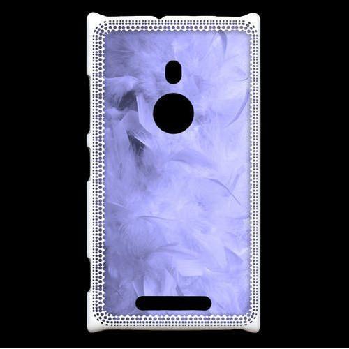 Coque Nokia Lumia 925 Effet De Plumes Bleues Pr on Productcaster.