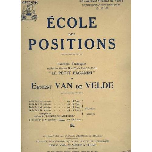 Ecole Des Positions - La 7° Position - Pour Violon. on Productcaster.