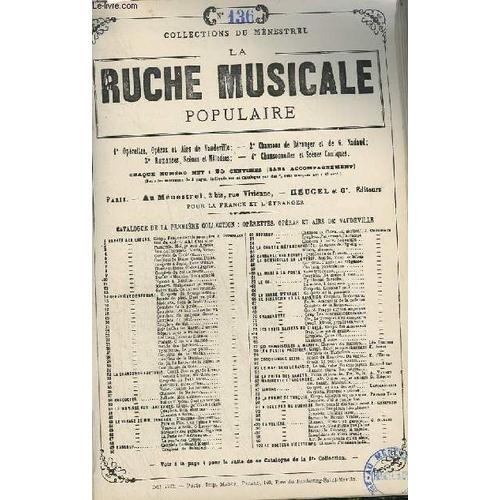 La Ruche Musicale Populaire - N°136 : Hamlet Chanson Bachique. on Productcaster.