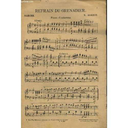 Refrain Du Grenadier - Piano Conducteur. on Productcaster.