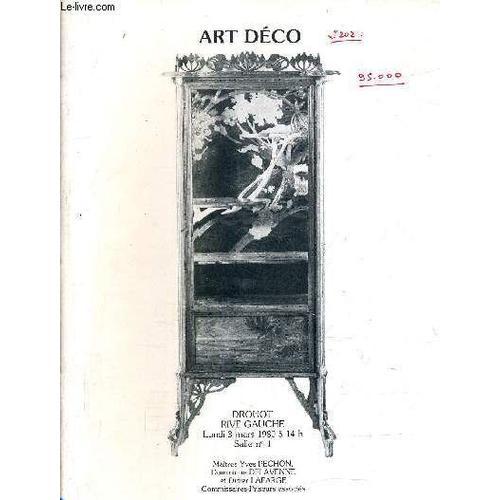 Catalogue De Ventes Aux Encheres - Art Deco - Drouot Rive Gauche Sa... on Productcaster.