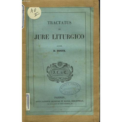 Tractatus De Jure Liturgico on Productcaster.