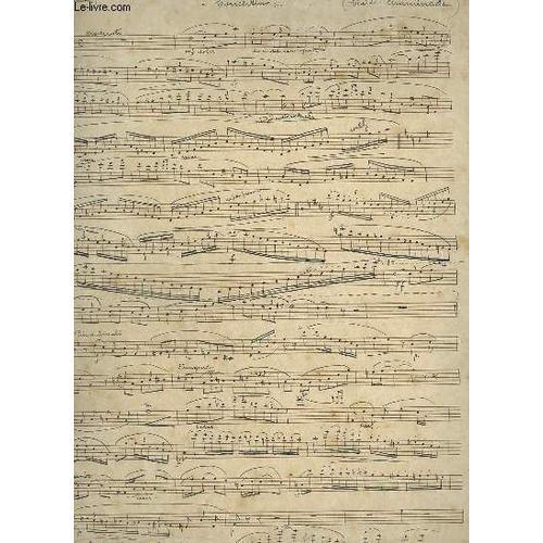 Partition Manuscrite : Concertino - Pour Flute. on Productcaster.