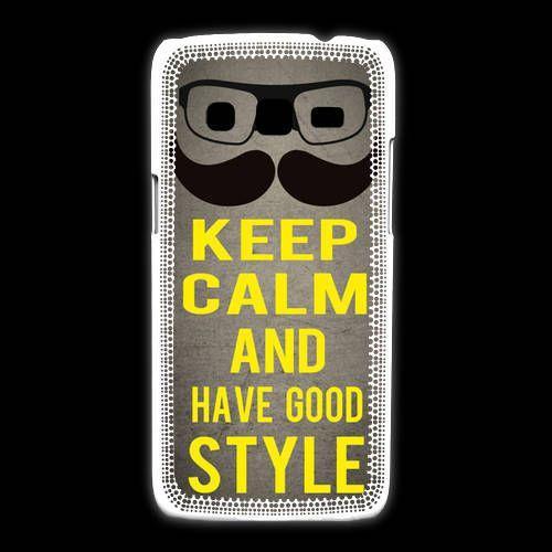 Coque Samsung Galaxy Express2 Keep Calm And Have A Good Style Gris on Productcaster.