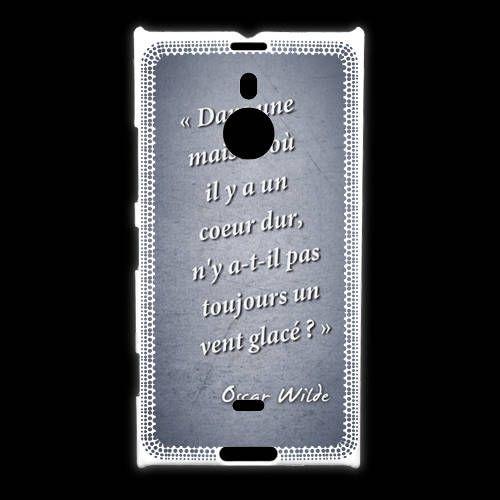 Coque Nokia Lumia 1520 Maison Coeur Bleu Citation Oscar Wilde on Productcaster.