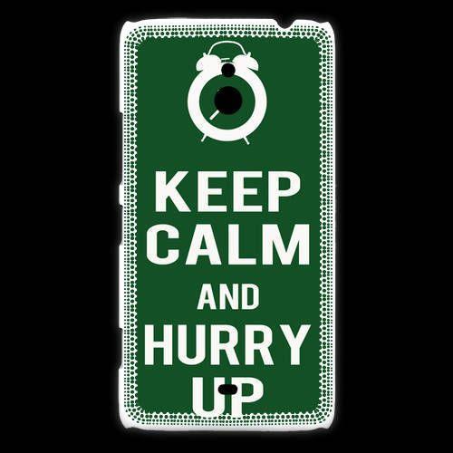 Coque Nokia Lumia 1320 Keep Calm Hurry Up Vert on Productcaster.