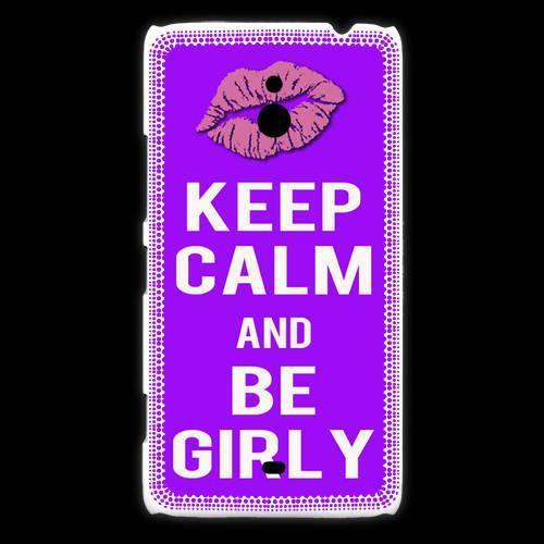 Coque Nokia Lumia 1320 Keep Calm Girly Violet on Productcaster.