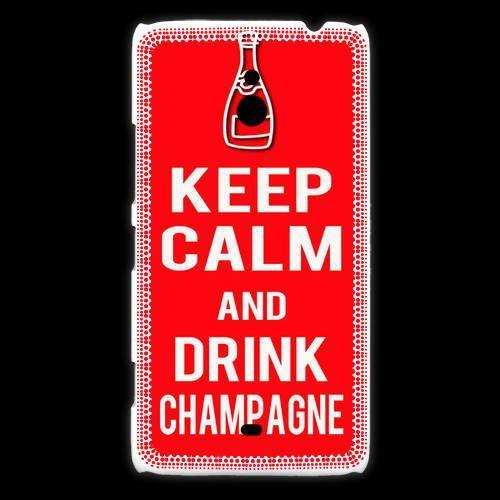 Coque Nokia Lumia 1320 Keep Calm Drink Champagne Rouge on Productcaster.