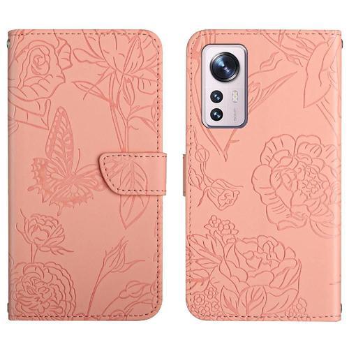 Étui Pour Xiaomi 12 Lite Fleurs Et Papillons Étui En Cuir Antichoc ... on Productcaster.