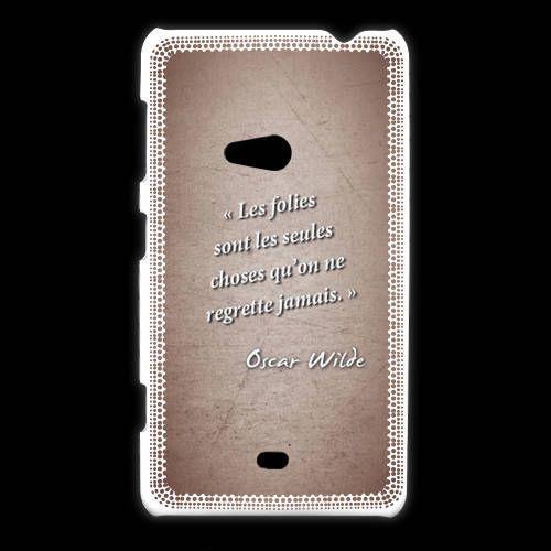 Coque Nokia Lumia 625 Les Folies Rouge Citation Oscar Wilde on Productcaster.