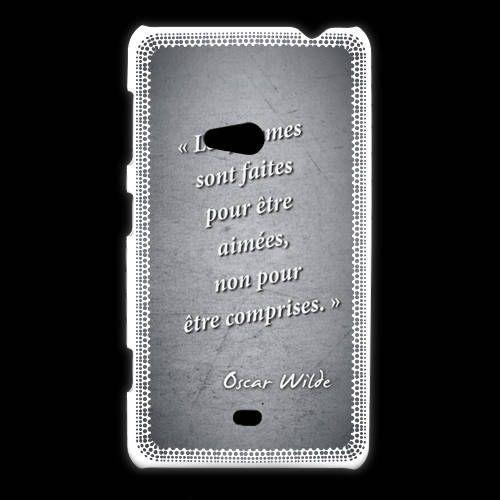 Coque Nokia Lumia 625 Femmes Comprises Noir Citation Oscar Wilde on Productcaster.