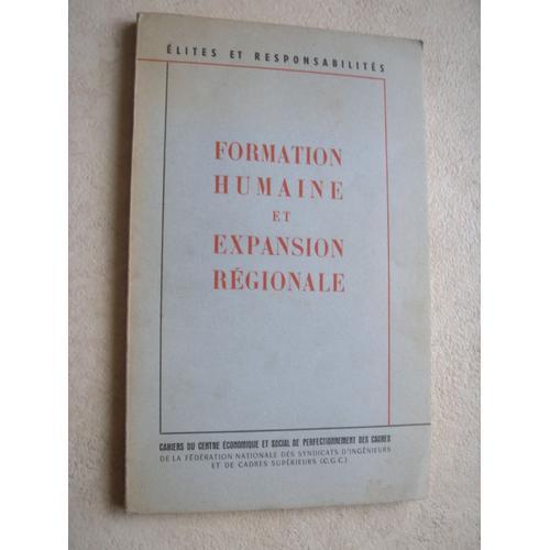 Elites Et Responsabilités. Formation Humaine Et Expansion Régionale. on Productcaster.