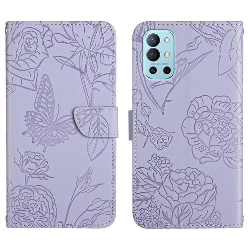 Étui Pour Oneplus 9r Avec Sangle De Poignet Fleurs Et Papillons Cou... on Productcaster.