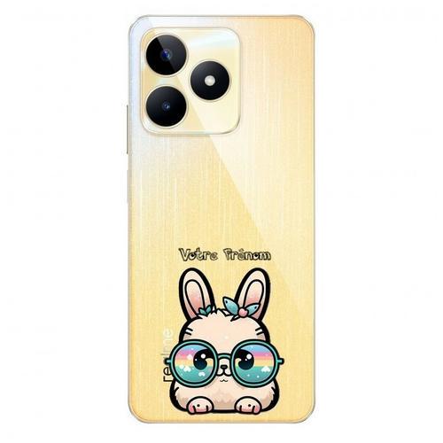 Coque Pour Realme C53 Lapin Licorne Kawaii Personalisee on Productcaster.