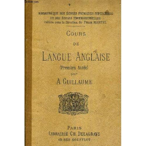 Cours De Langue Anglaise (Premiere Annee) - 6e Edition. on Productcaster.