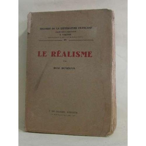 Le Réalisme -Histoire De La Littérature Française Ix on Productcaster.