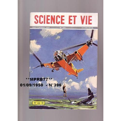 Science Et Vie Septembre 1950 N° 396 on Productcaster.