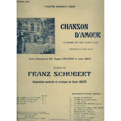 Chanson D'amour - N°10 : Serenade Pour Piano Et Chant. on Productcaster.