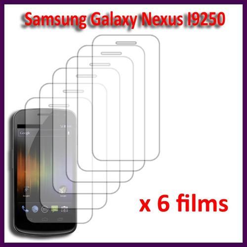 Lot / Pack De 6 Films Pour Samsung Galaxy Nexus I9250 4.65" Protect... on Productcaster.