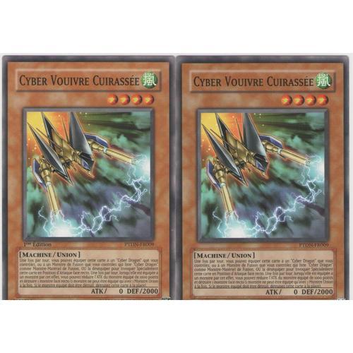 Lot 2 Cartes Communes Cyber Vouivre Cuirassée Édition Ptdn-Fr009 on Productcaster.