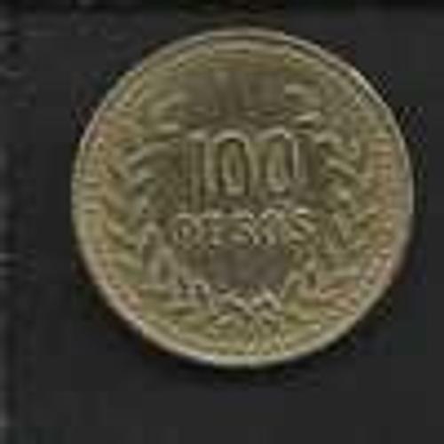 Colombie = Pièce De 100 Pesos, Année 1993, En Bronze-Alu. on Productcaster.