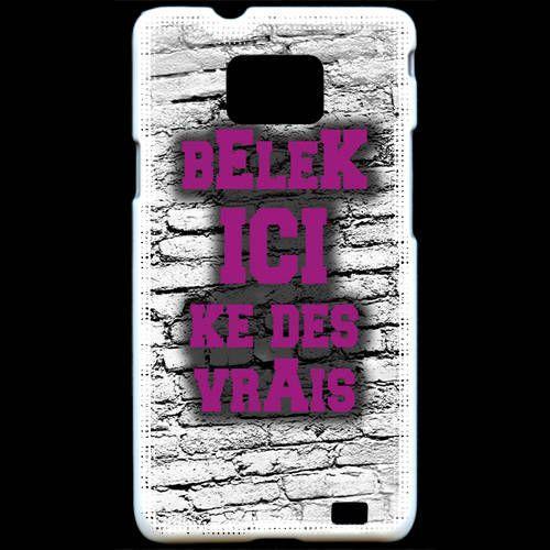 Coque Samsung Galaxy S2 Belek Ici Violet on Productcaster.