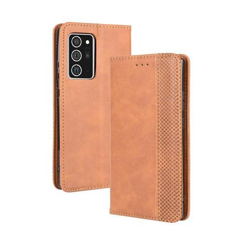 Étui Pour Samsung Galaxy Note 20 Ultra 5g Portefeuille Cuir Pu Ferm... on Productcaster.