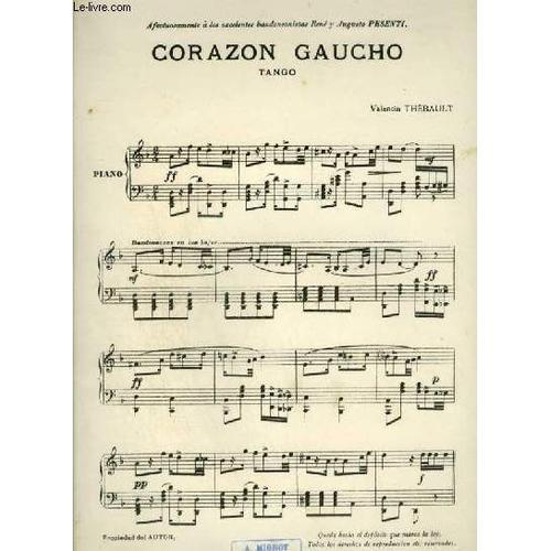 Corazon Gaucho - Tango Pour Piano. on Productcaster.