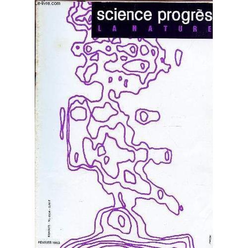 La Nature - Science - Progres / N°3334 - Fevrier 1963 / Le Gaz Et L... on Productcaster.