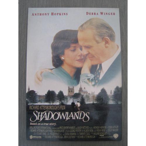 Shadowlands - Anthony Hopkins - Debra Winger. Cinéma. Carte Postale on Productcaster.