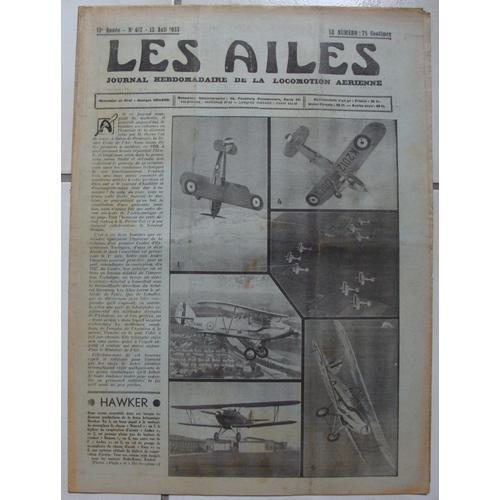 Les Ailes N° 617 ( 13 Avril 1933 ) : Hawker / L'avion D'acrobatie F... on Productcaster.