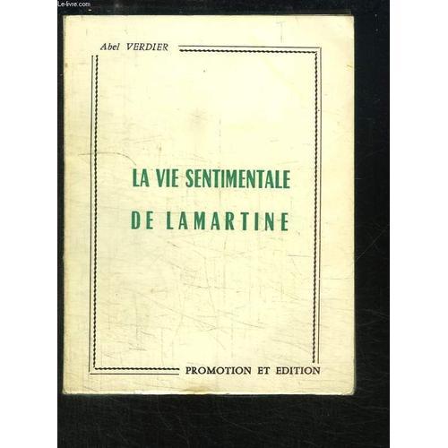 La Vie Sentimentale De Lamartine. on Productcaster.