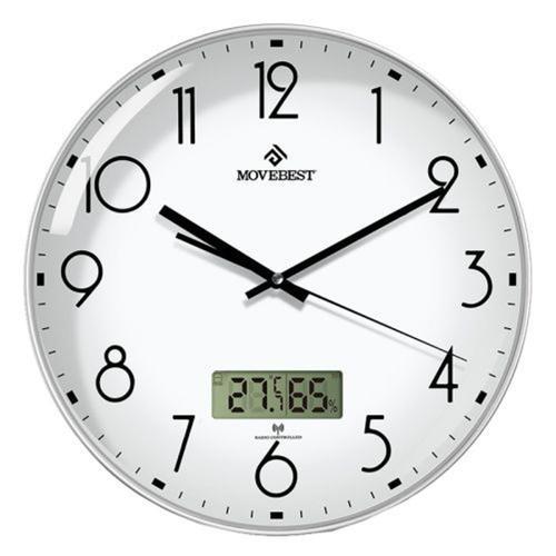 Horloge murale de salon de 12 pouces, horloge en plastique domestiq... on Productcaster.