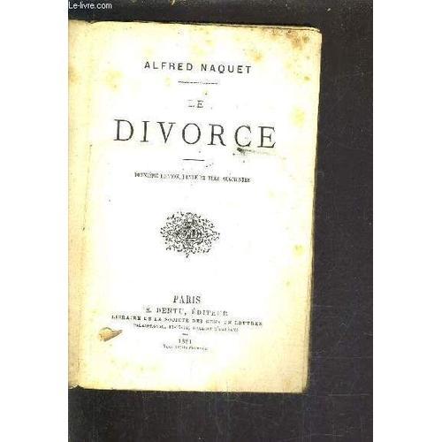 Le Divorce/ 2e Edition Revue Et Tres Augmentee. on Productcaster.