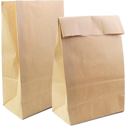 Paquet De 50 Sacs En Papier Kraft Brun De 12 Lb, 7 ""X 4,3"" X 12,5... on Productcaster.