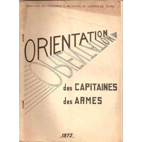 Orientation Des Capitaines Des Armes on Productcaster.