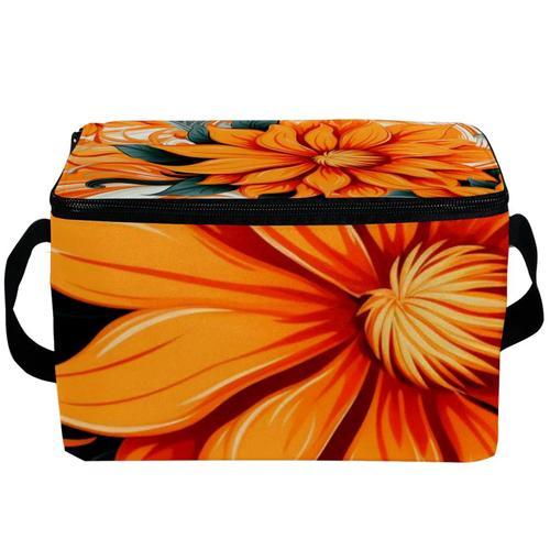 Sac De Repas Portatif Isolé De Conception D'oranges 335 on Productcaster.