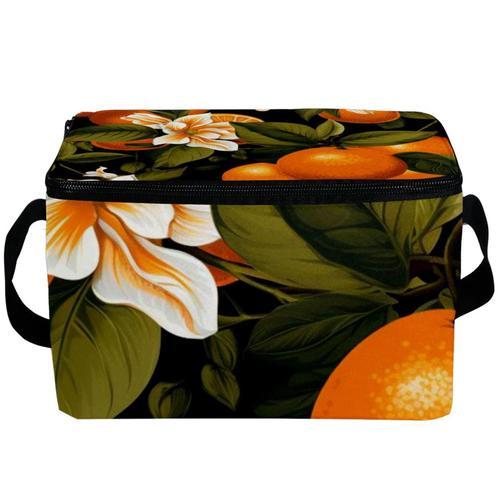 Sac De Repas Portatif Isolé De Conception D'oranges 318 on Productcaster.