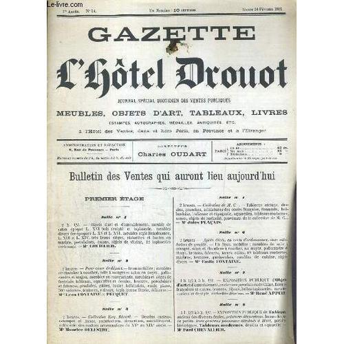 Catalogue De Vente Aux Encheres - Gazette L'hotel Drouot - N°14 - 2... on Productcaster.