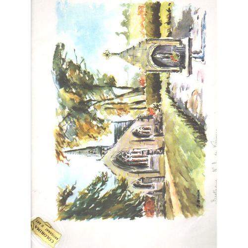 Aquarelle De J.Suain, Collection Colorima, Bretagne, Notre Dame De ... on Productcaster.