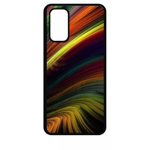 Coque Pour Galaxy A13 4g - Colorfull Arc En Ciel - Silicone - Noir on Productcaster.