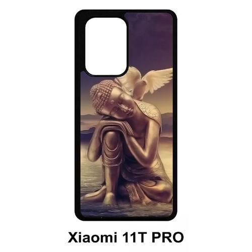 Coque Pour Xiaomi 11t Pro - Buddha - Silicone - Noir on Productcaster.